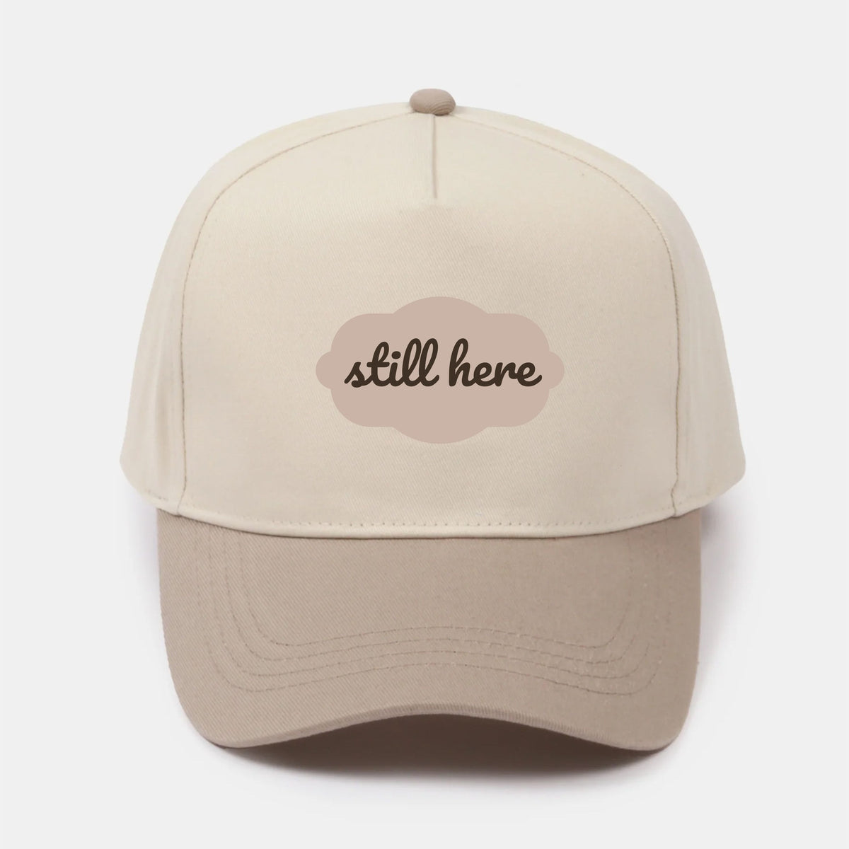 Two-Tone 5 Panel Baseball Cap