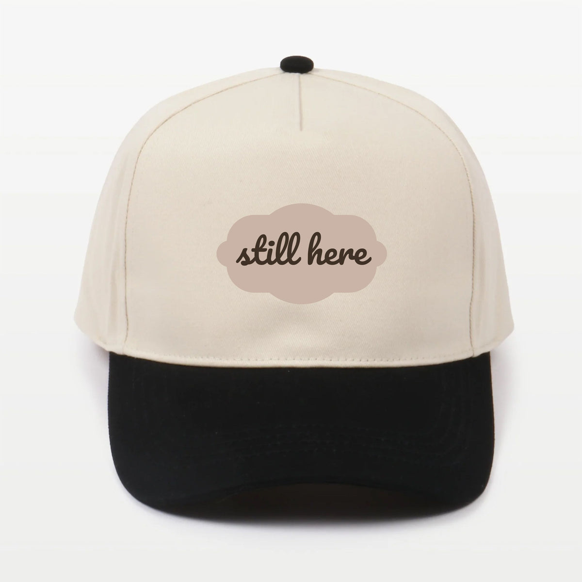 Two-Tone 5 Panel Baseball Cap