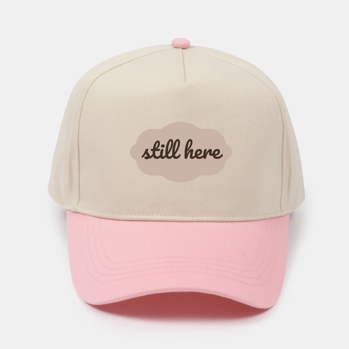 Two-Tone 5 Panel Baseball Cap