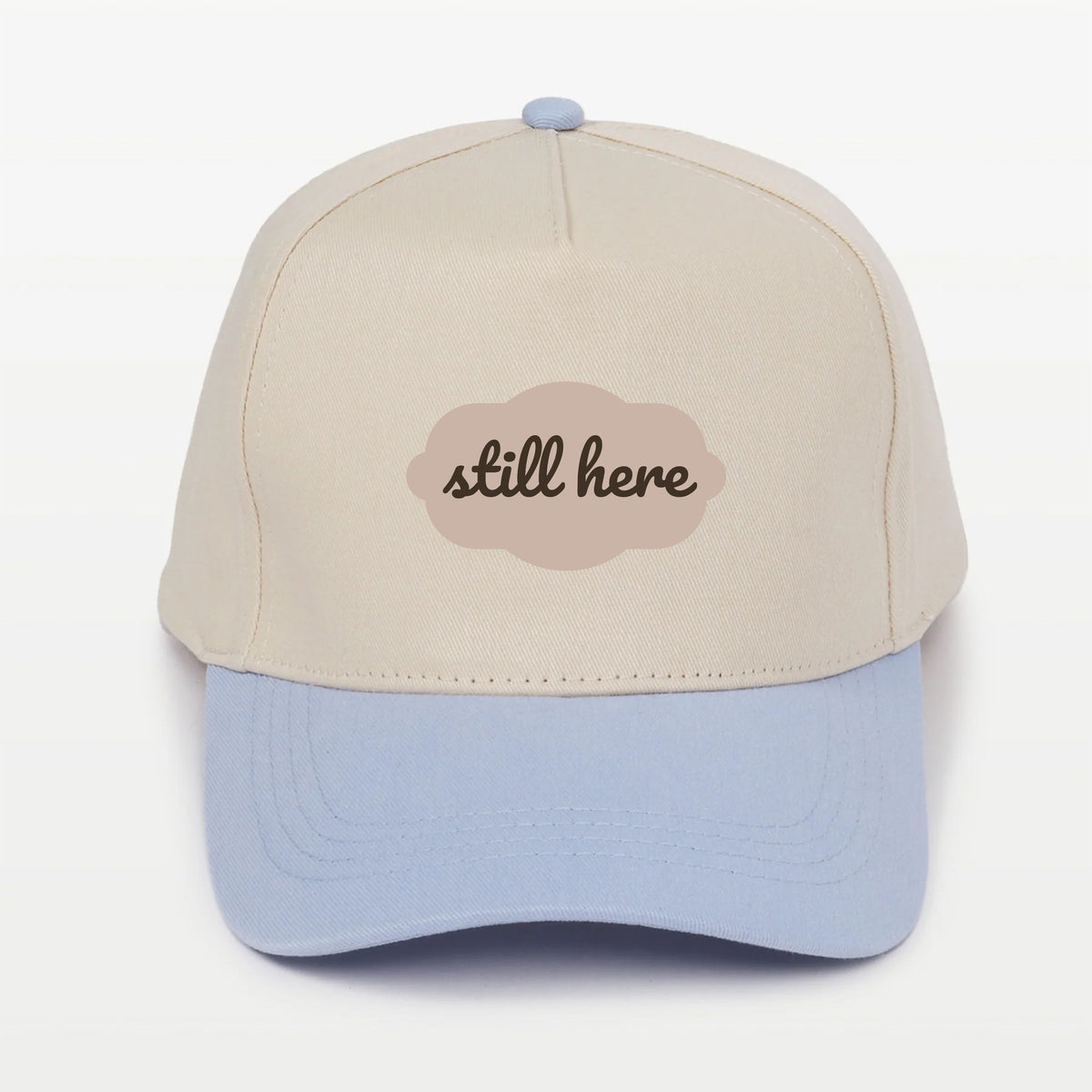 Two-Tone 5 Panel Baseball Cap