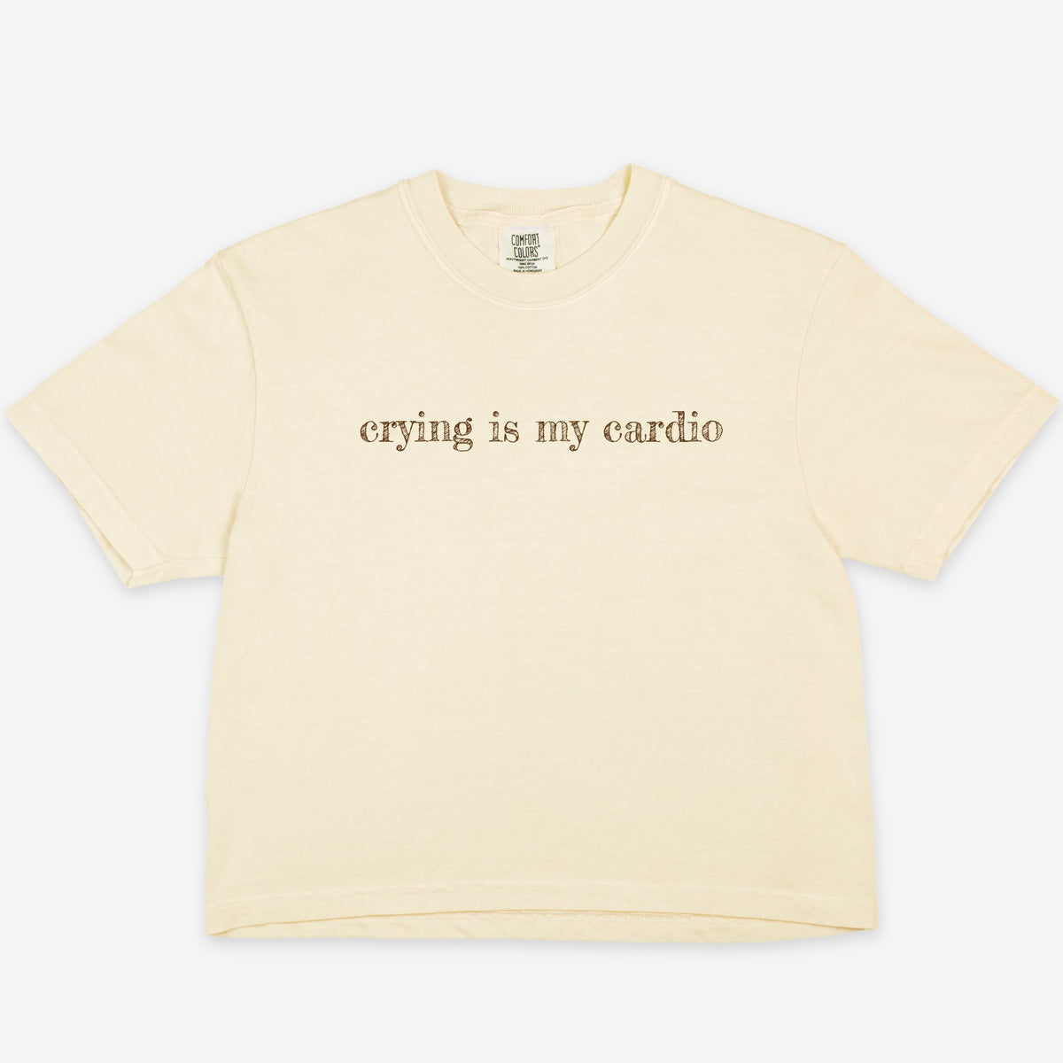 Crying Is My Cardio Tee