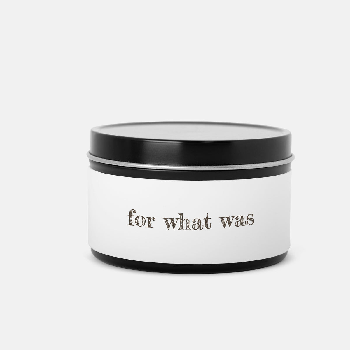 For What Was Candle Tin 8oz Classic Collection